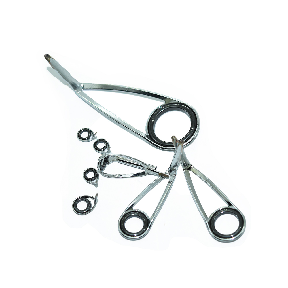 8pcs/Kit KLH Bracket Stainless - Fishing Rod Guide Replacement 评论和价格